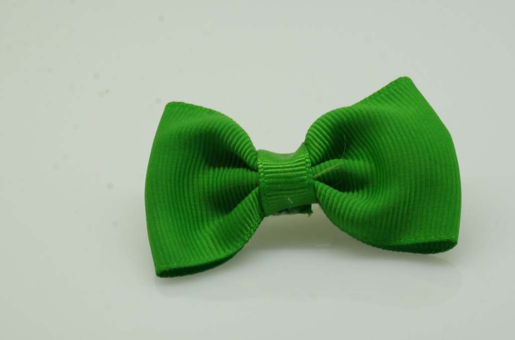 Itty bitty tuxedo hair Bow with colors  Classical Green